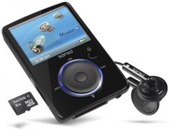 Přehrávač MP3/MP4 Sandisk Sansa Fuze FM 8GB, černá