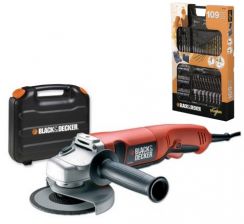 Set bruska úhlová Black&Decker KG1200KD + Sada nářadí Black&Decker A7064