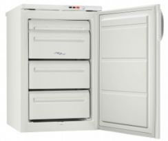 Mraznička Zanussi ZFT 410 W, šuplíková