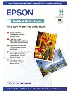 Papír EPSON Paper A4 Archival Matte ( 50 sheets ) 192g/m2 (C13S041342)