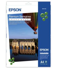 Papír EPSON Paper A4 Premium Semigloss Photo (20 sheets) 251g/m2 (C13S041332)