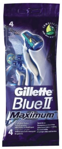 Holící strojek Gillette Blue II Maxim Sensitive jednorázové