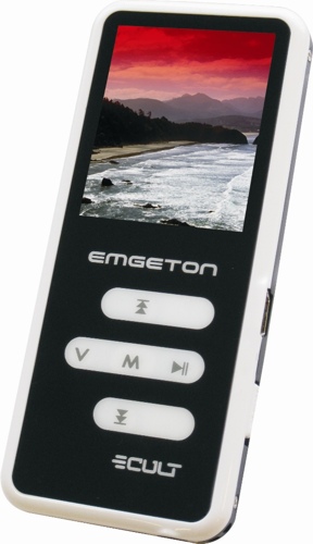 Přehrávač MP3 Emgeton X4 CULT 8GB, black/white