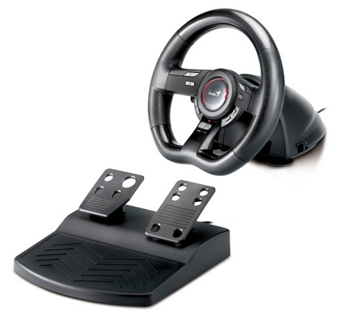 Volant Genius SpeedWheel 5, PC volant, podpora PS3