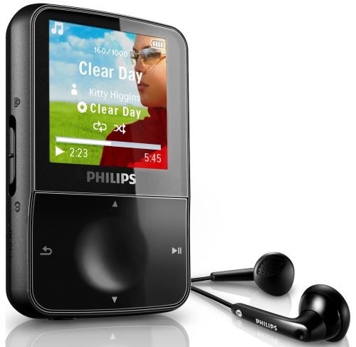 Přehrávač MP3/MP4 Philips SA1VBE02K, 2GB