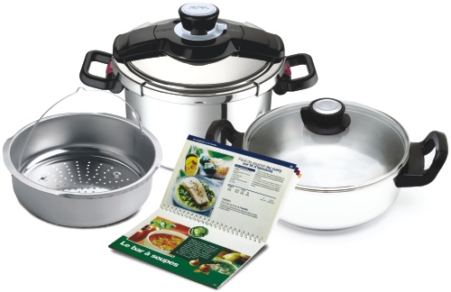 Tlakový hrnec Tefal P4252347 Clipso Modulo set 8+4.5 l