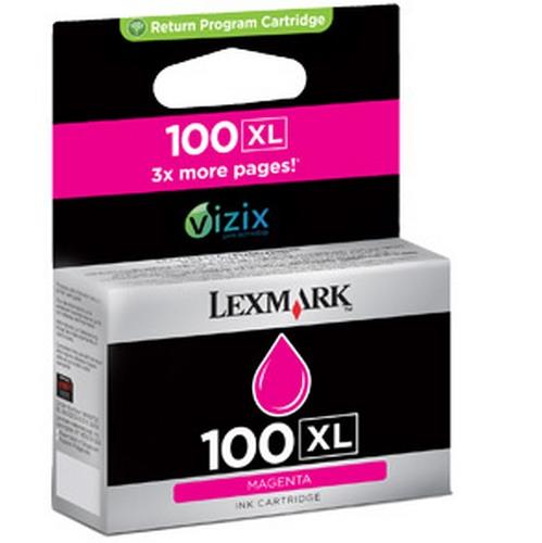 Cartridge Lexmark 014N1070E - červená, no.100XL