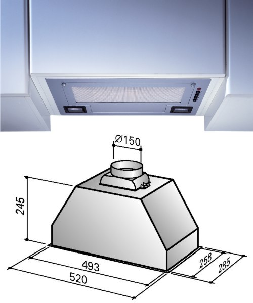 Odsavač par Best P195.1-L5MT - Pilato, nerez