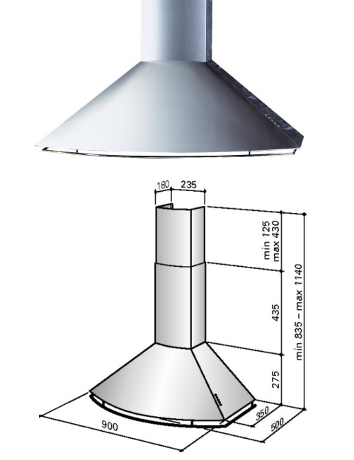 Odsavač par Best K273 L9NK  nerez