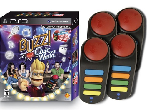 Hra Sony PS Buzz! Quiz World/Wireless Buzzers pro PS3 (PS719105862)