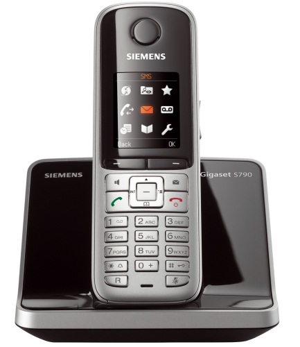 Telefon Siemens Gigaset S790 šedý (Steel Grey)