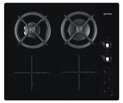 Varná deska indukce Gorenje ITG 622 ASC , plyn+indukce