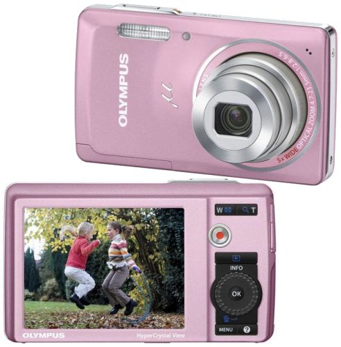 Fotoaparát Olympus Mju-5010 růžový