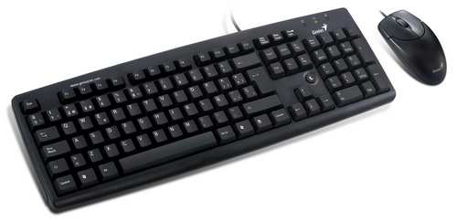 Klávesnice a myš Genius KB C100, drátový kit, USB (KB-06XE + NetScroll Eye)