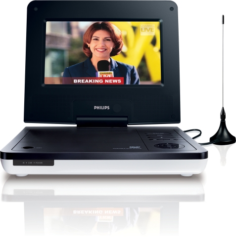 DVD přehrávač Philips PD7005, přenosný