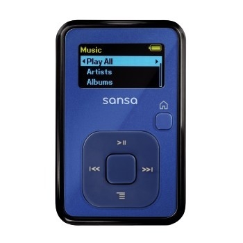 Přehrávač MP3 Sandisk Sansa Clip FM 4GB modrý