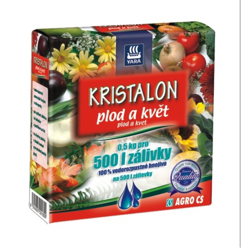 Hnojivo Agro Kristalon Plod a květ 0,5 kg