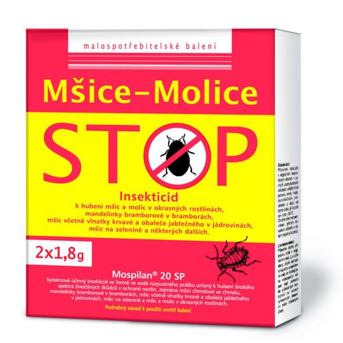 Insekticid Agro Praktik Mšice-molice stop 2x1,8 g