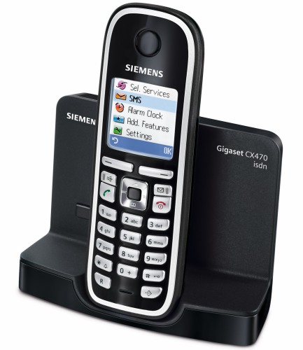 Telefon Siemens Gigaset CX470 ISDN černý (Piano Black)