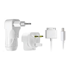 Adaptér Belkin (iPod) Power Pack - cestovní adaptér (230V/USB/kabel/obal)