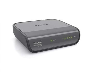 Router Belkin Ethernet Switch 10/100Mbps - 5-port.