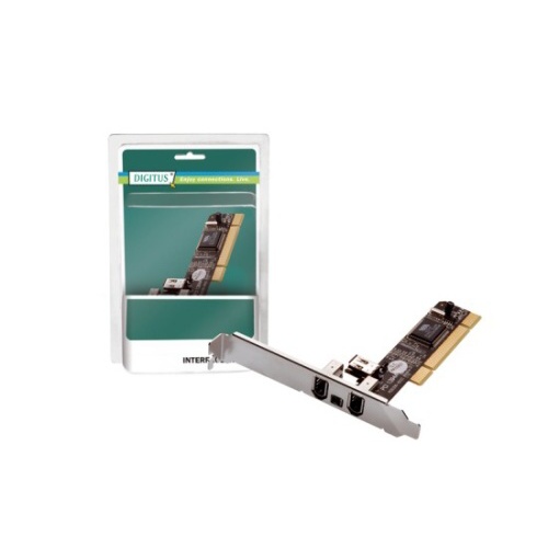 Adaptér Digitus FireWire PCI 3+1 Port, VIA VT6306, low profile