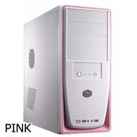 Case CoolerMaster Elite 310,ATX,white-pink ,bez zdroje