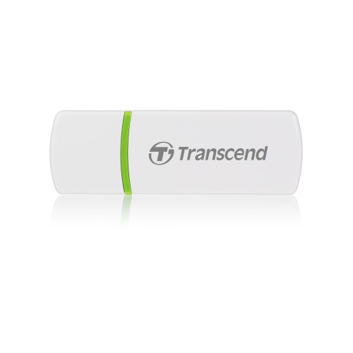 Čtečka karet TRANSCEND, bílá  - SD, SDHC, MMC, MMCplus, MMCmobile