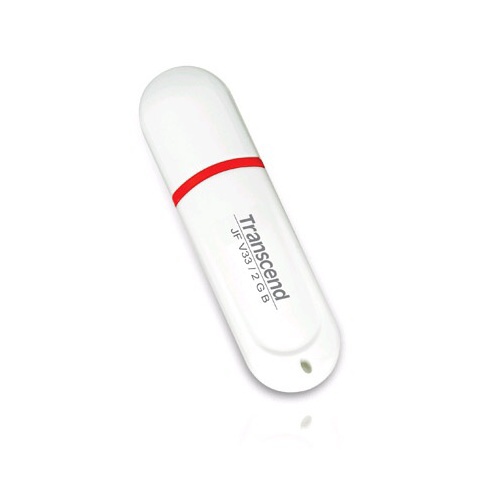 Flash USB 2GB TRANSCEND JetFlashV33, USB2.0, červený