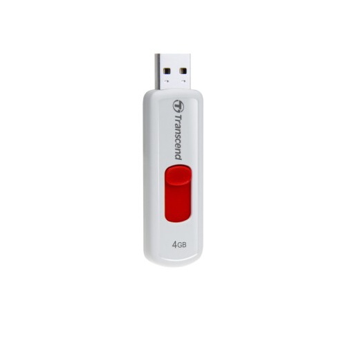 Flash USB 4GB JetFlash 530-bílá/červená