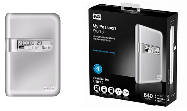 HDD ext. WD 2.5' My Passport Studio 500GB USB FW