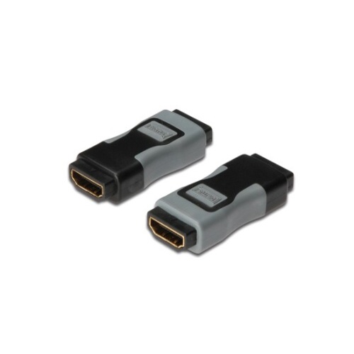 Kabel Digitus HDMI A spojka, samice/samice, černý/šedý