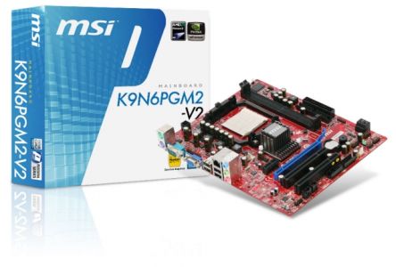 MB MSI K9N6PGM2-V2 (AM2+,NV MCP61P,2xDDR,10/100 Lan)