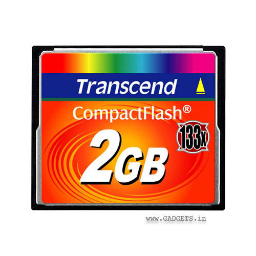 Paměťová karta TRANSCEND 2GB CF Card (133X)  compact flash memory card