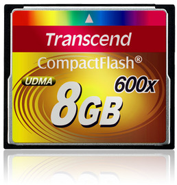 Paměťová karta TRANSCEND 8GB CF Card (600X)  compact flash memory card