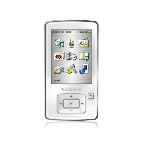Přehravač MP3 TRANSCEND 8GB Flash T-Sonic 860 bílý