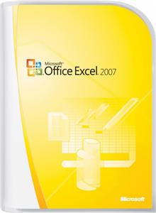 Software MS Excel 2007 Win32 Czech VUP CD