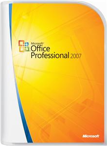 Software MS Office Pro 2007 Win32 CZ AE CD
