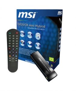 TV tuner MSI DIGIVOX HYBRID (Analog/Digital TV TUNER,černý)