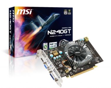 VGA MSI N240GT-MD512-OC/D5 (DDR5,512MB,HDMI,D-Sub,FAN)