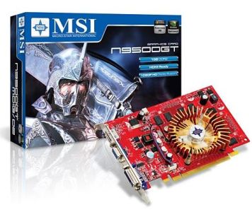 VGA MSI N9500GT-MD1G (DDRII,1GB,128bit,HDMI,FAN)