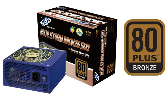 Zdroj Fortron Blue Storm BRONZE 500W, 85PLUS