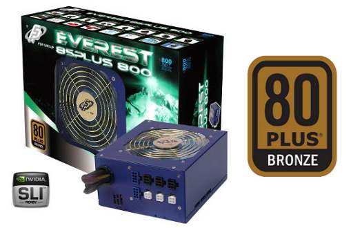 Zdroj Fortron EVEREST 800W 85PLUS BRONZE, EPS, modular