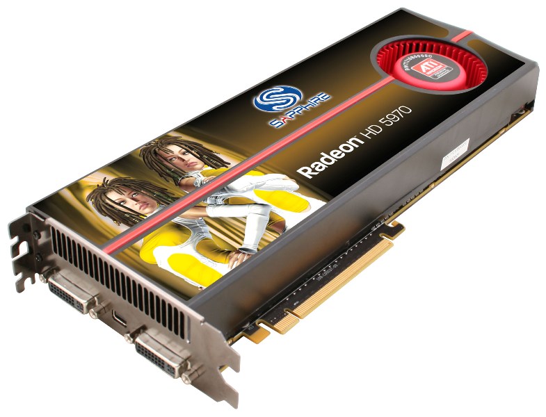 VGA ATI Sapphire HD5970 2GB (512) aktiv 2xDVI miniDP