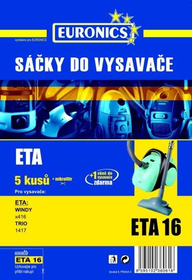 Filtr Jolly ETA 16 (5+1ks) do vysav. ETA