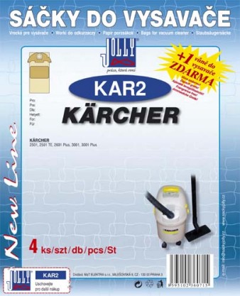 Filtr Jolly KAR2 (4ks) do vysav. Karcher