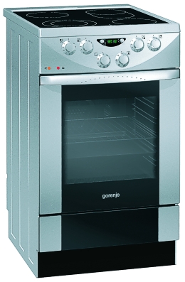 Sporák el. Gorenje EC 773 E sklokeramika nerez