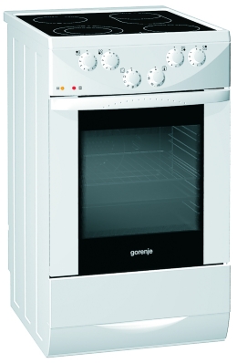 Sporák el. Gorenje EC 772 W sklokeramika bílý