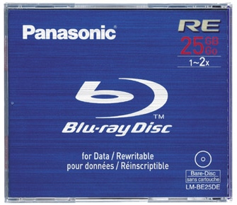 Disk Blu-Ray Panasonic LM-BE25DE, 25GB, 2x, přepisovatelný