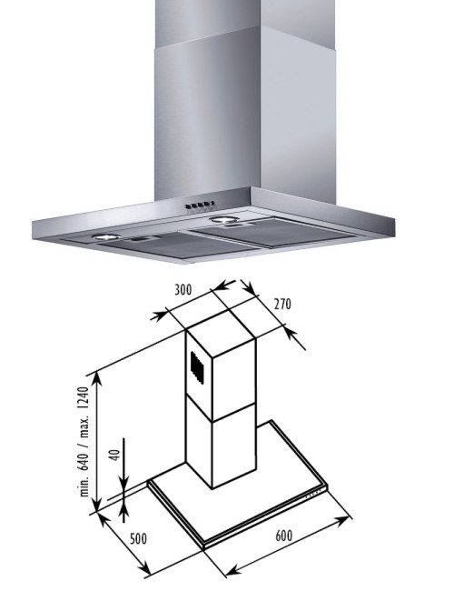 Odsavač par Baumatic BT16.3 SS